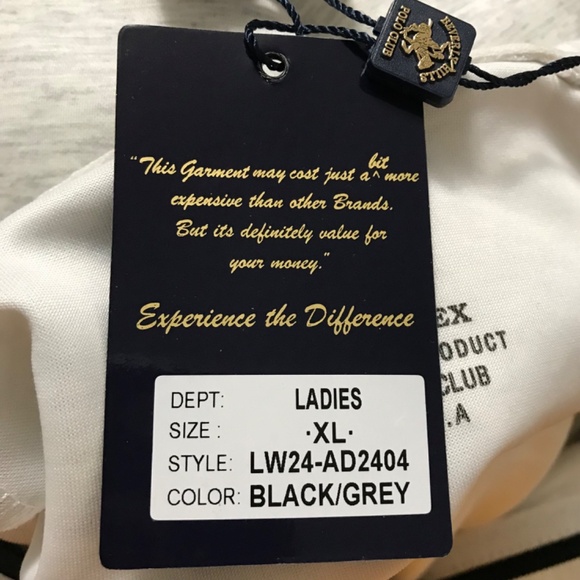 NWT Beverly Hills Polo Club Cotton Rich Zip Up Sweater With Hood Side Arm Zipper - Picture 9 of 11